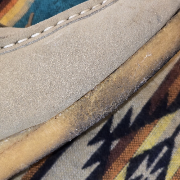 Roper Mens Suede Leather Boots Size 9.5M Gum Sole Boots Ankle Height - Picture 10 of 14